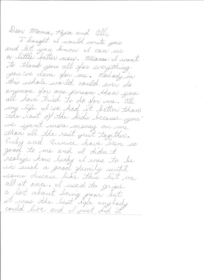 Letter from Dale 1 of 3 pages