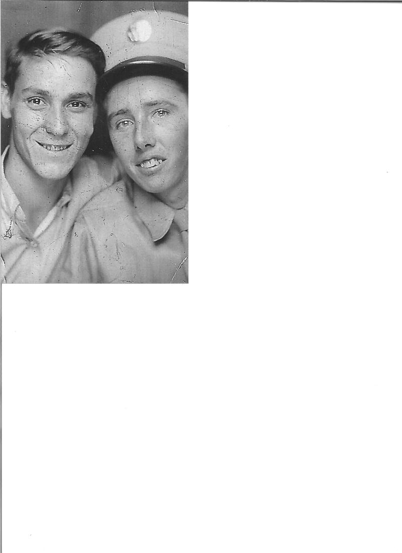 Fred Beryl Pruett (military uniform) and Troy Rose