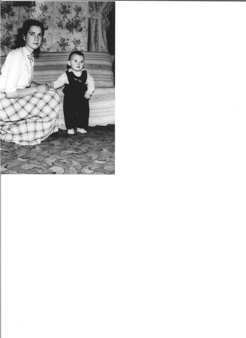 Ida Lorene (Pruett) Toler with son Paul Keith Toler