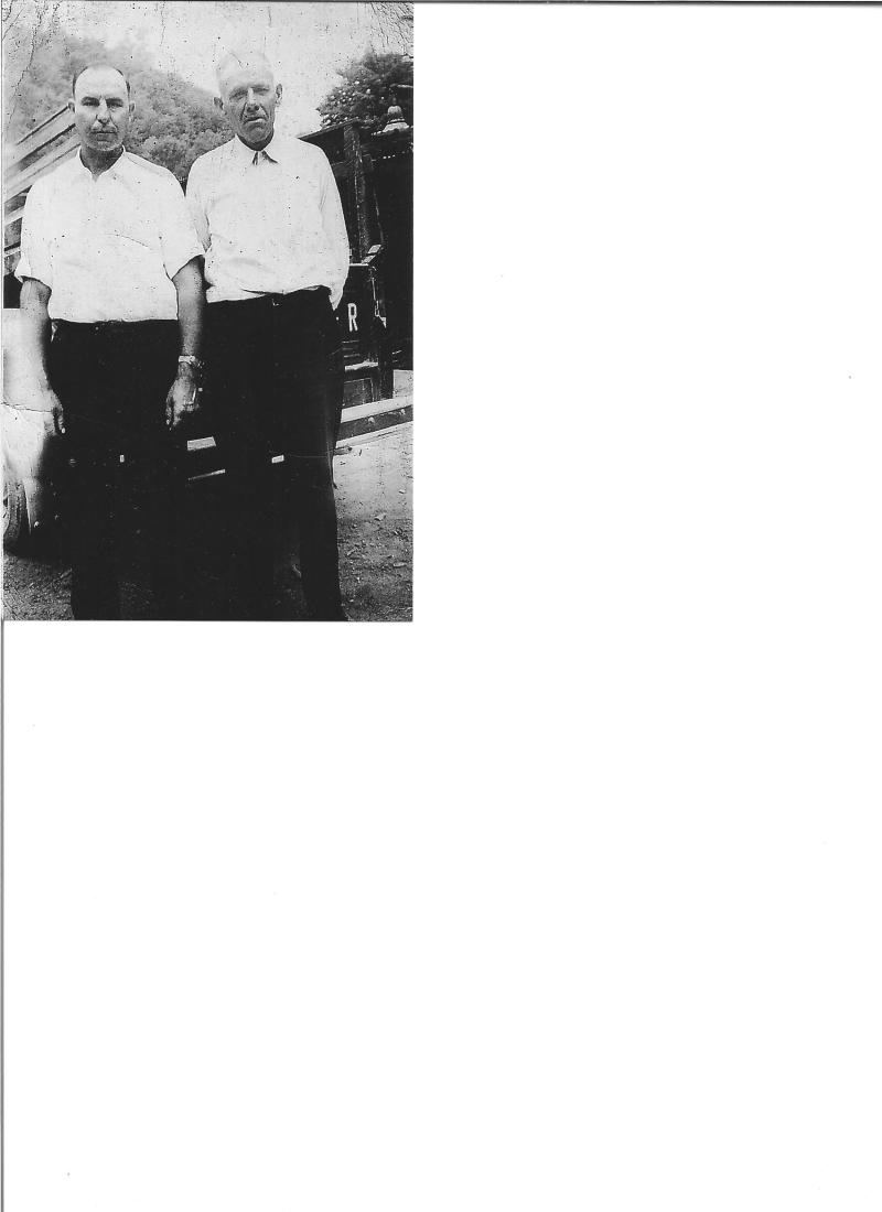 Roy Irvan Pruett (on the right) with a fellow preacher