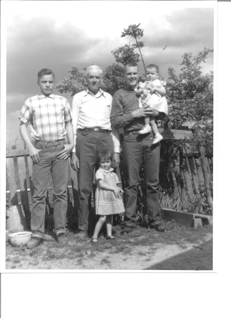 L to R: William Deskins, Roy Irvan Pruett, Roy Earl Pruett/Pruitt