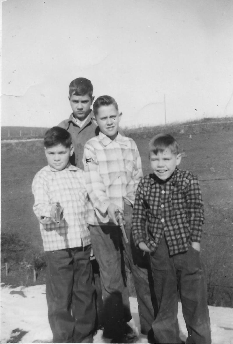 L to R: Franklin David George, Roy Earl Pruett/Pruitt, James Travis Pruett/Pruitt, William Delano Pruett