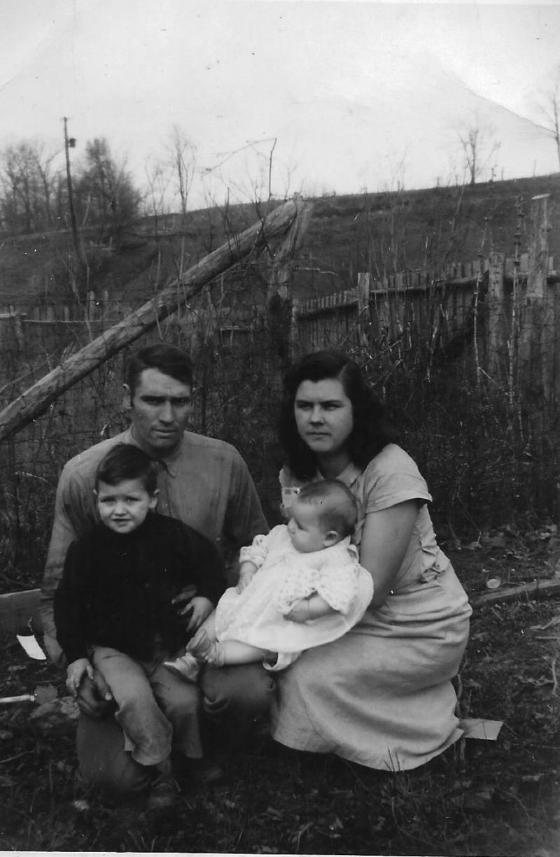 Ed and Violet {Pruett} Hagerman with 2 oftheir sons Danny and Ellis