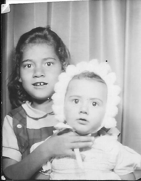 Erma Toler holding Lisa Toler