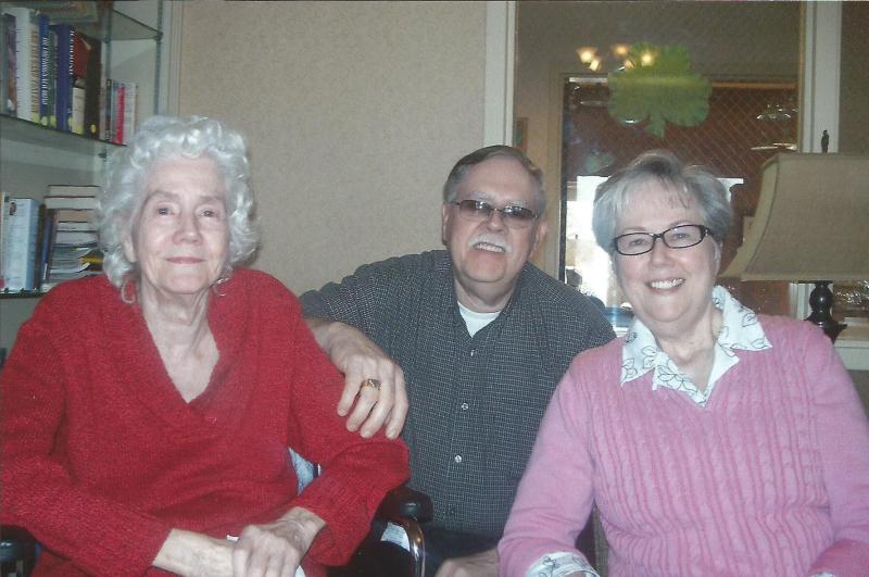 L to R: Uba Faye Pruett, James Travis Pruitt/Pruett, Lucy Ann {Pruett} Stacy