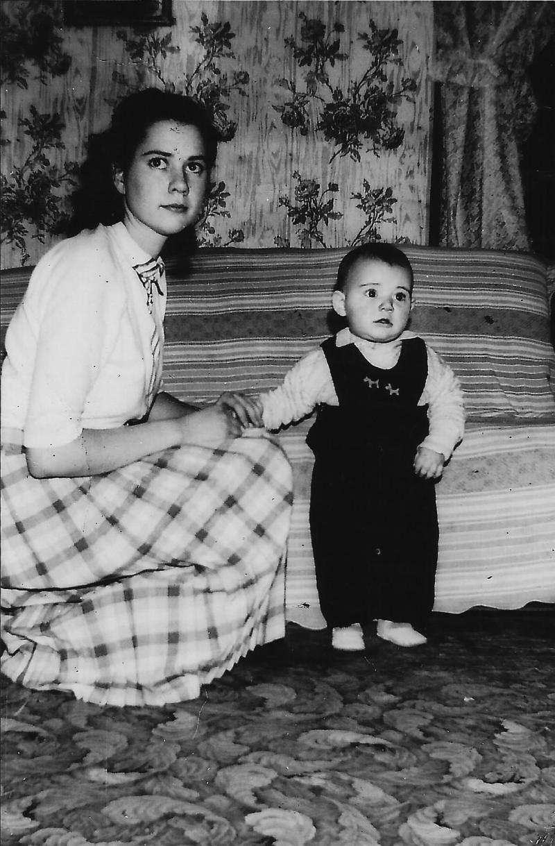 Ida Lorene {Pruett} Toler with son Keith Toler