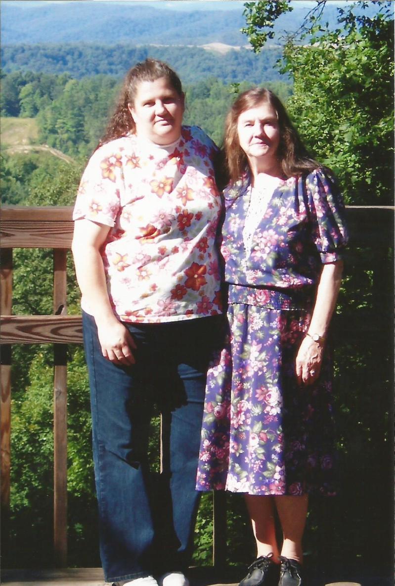 Kathy {Hagerman} Lester with her mom Violet Leola {Pruett} Hagerman
