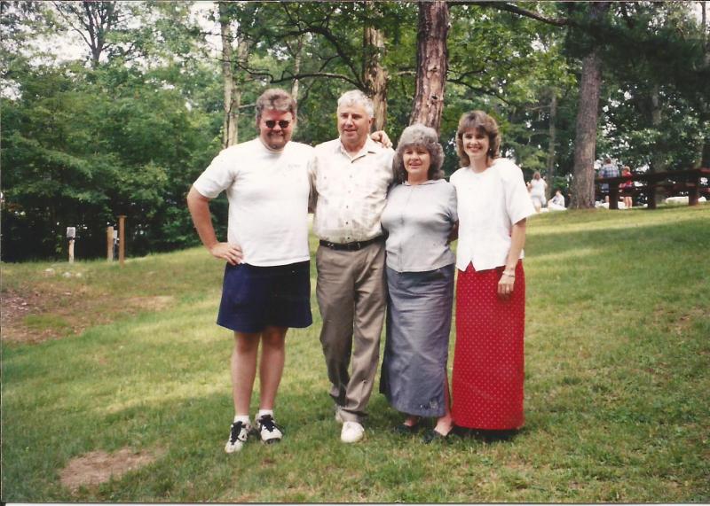 Lonnie and Easter Pruett with their children Tony and Teresa