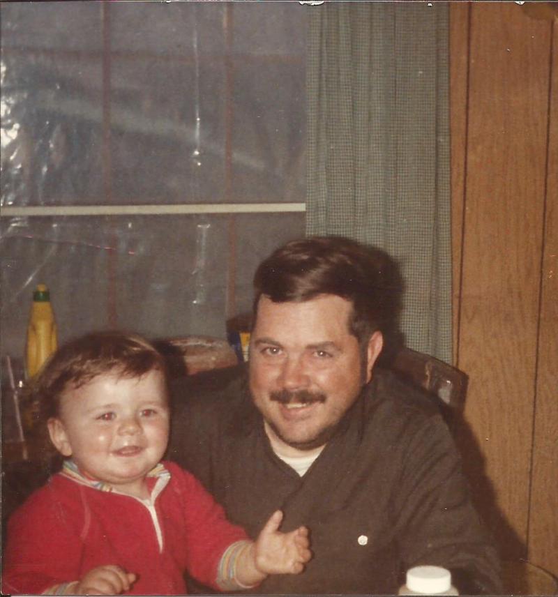 Roy Earl Pruett with his great nephew Eddie Lee George