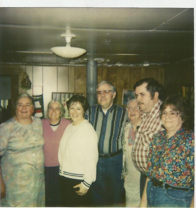 Sadie with 6 of her children