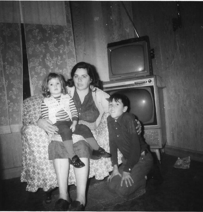 Eunice George with great niece Trina Pruitt and nephew Harold P