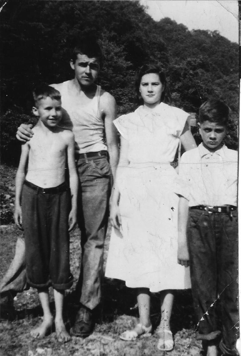 Hog Riffe, Ida (Pruett) Toler, Lonnie Pruett, Roy Earl Pruett